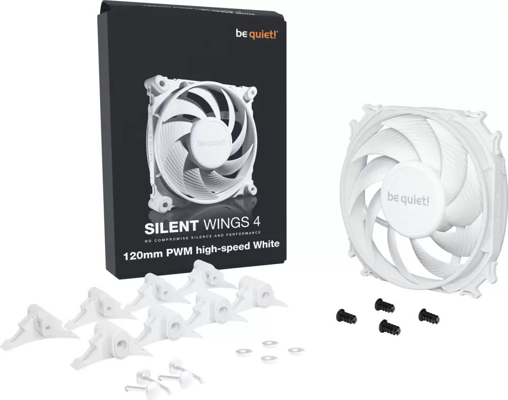 Вентилятор для корпуса be quiet! Silent Wings 4 120mm PWM HS White BL115 фото
