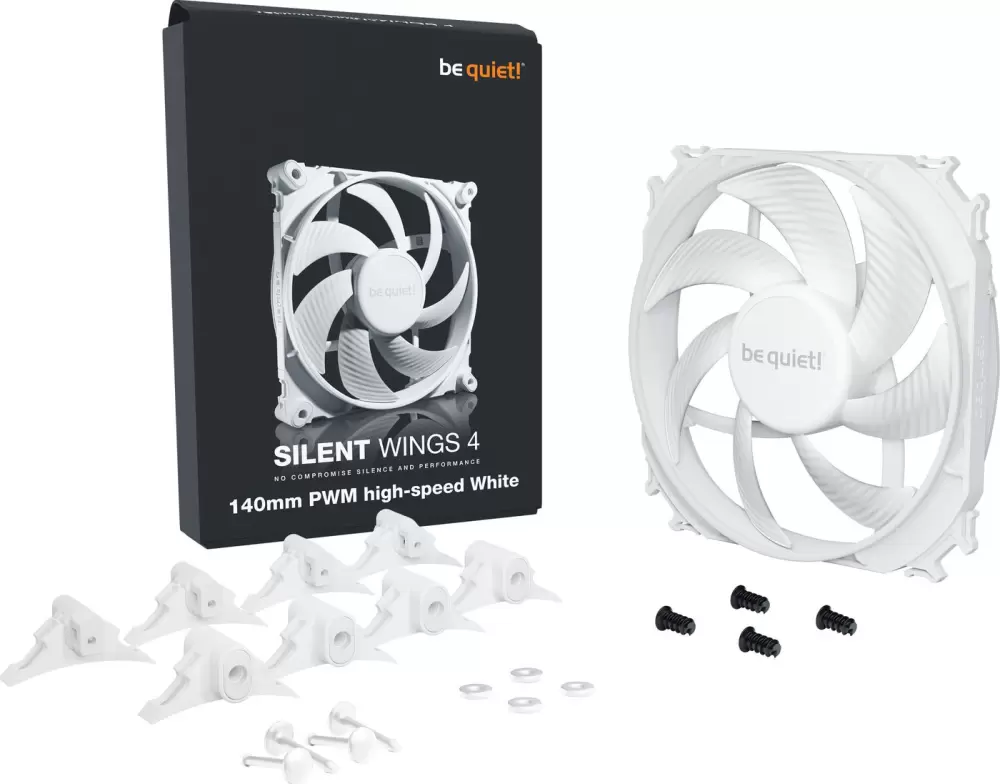 Вентилятор для корпуса be quiet! Silent Wings 4 140mm PWM HS White BL117 фото
