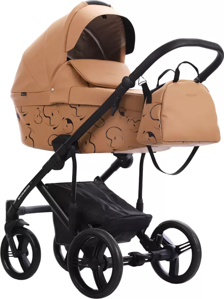 BEBETTO Magnum Light Se Pro 2 в 1 (04, рыжая кожа, черная рама)