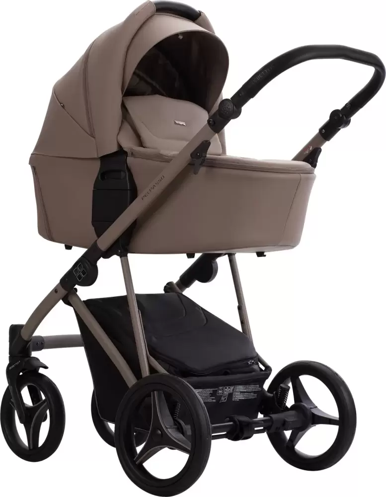 BEBETTO Pelpasso Pro 2 в 1 (04 Kaszmir/темно-бежевая кожа)