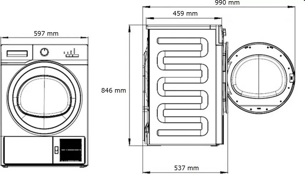 Сушильная машина BEKO DF7424RTDCX фото