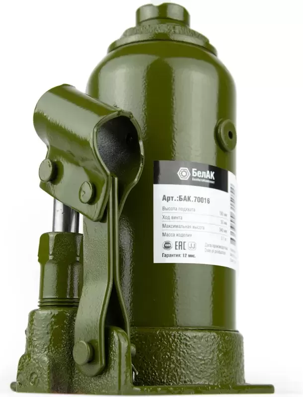 Домкрат БелАК Эко БАК.70016 (8т) фото 6
