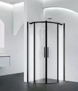 Душевой уголок BelBagno ACQUA-R-2-90-C-NERO фото