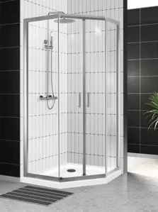 Душевой уголок BelBagno UNO-195-PH-2-100/80-C-Cr