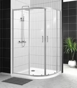 Душевой уголок BelBagno UNO-195-RH-2-100/80-C-Cr фото