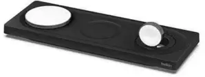 Беспроводное зарядное Belkin BoostCharge Pro 3-in-1 Wireless Charging Pad (черный) фото