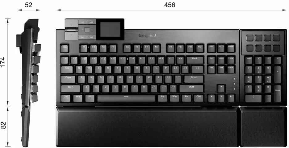 Клавиатура be quiet! Dark Mount Silent Linear BT001US фото