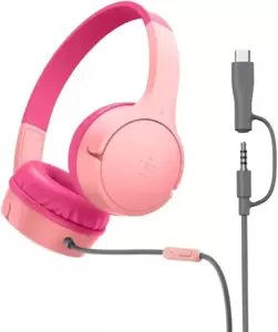 Наушники Belkin SoundForm Mini Wired 3.5 мм/USB-C (розовый) icon