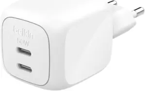 Сетевое зарядное Belkin WCH019KQWH (белый) фото