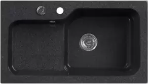 Кухонная мойка Belux SG-REC-HALF-8045 (черный) фото