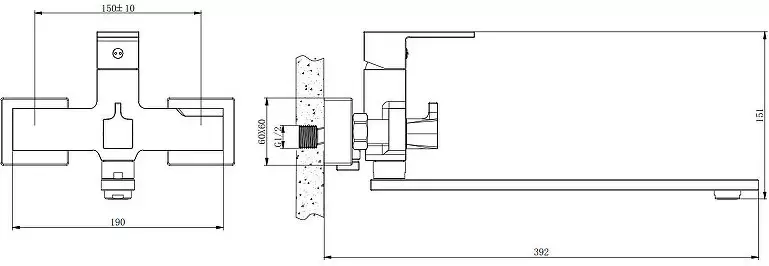 Смеситель Belz B22613-3 фото
