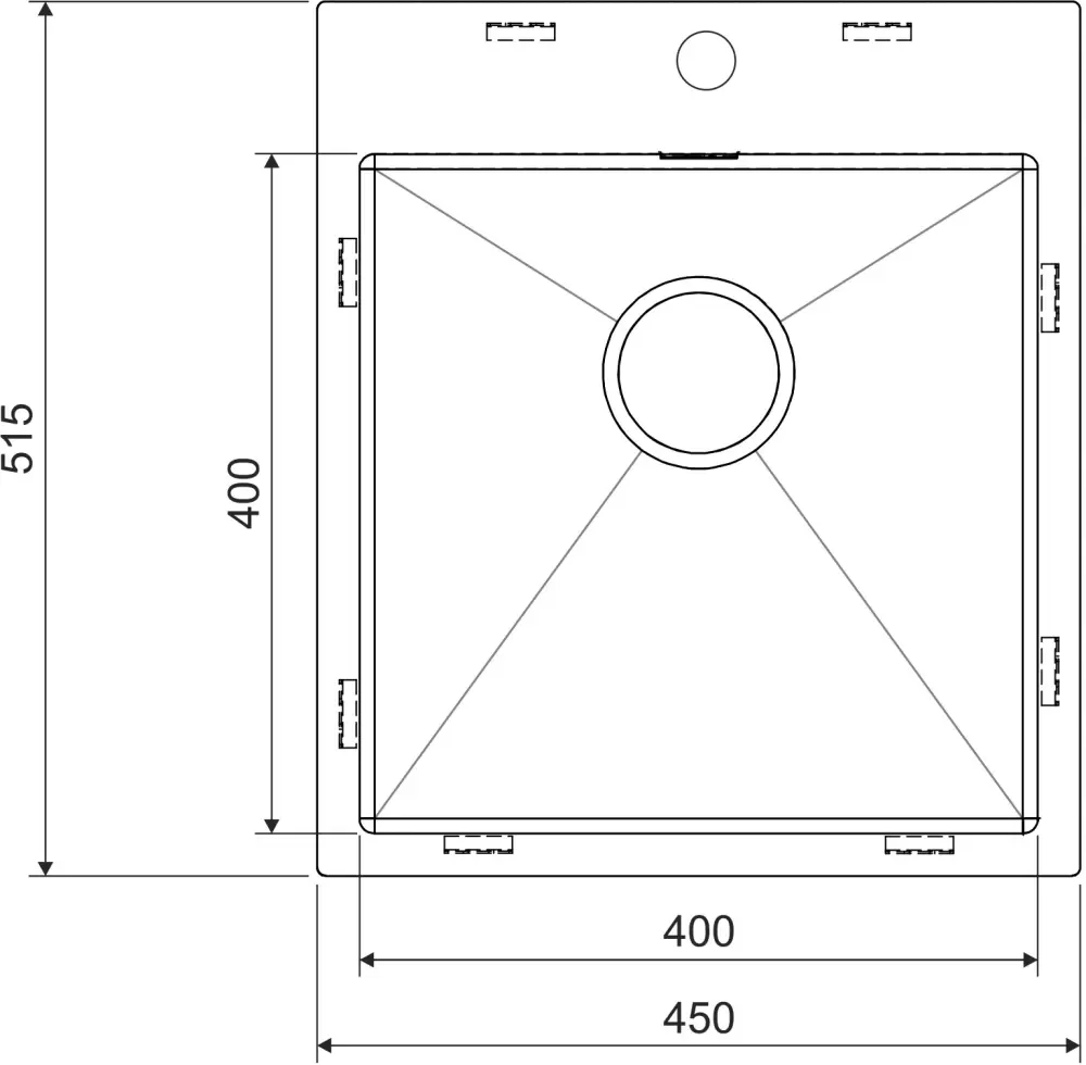 Кухонная мойка Berg Acero 1.0 BOC фото