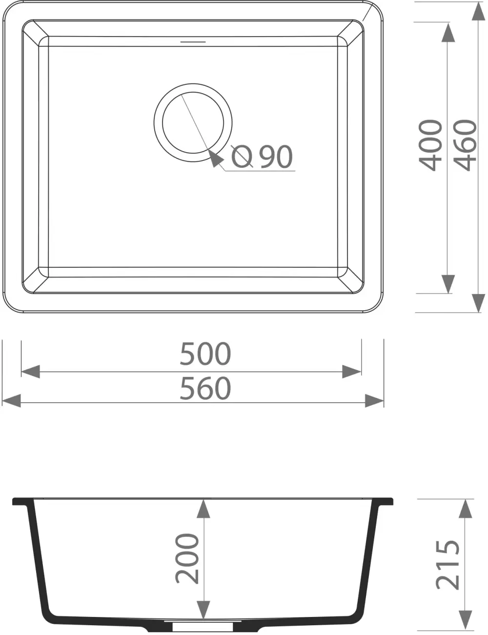 Кухонная мойка Berg Centro BRCL191 фото