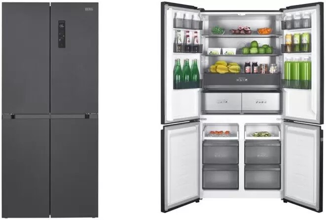 Четырёхдверный холодильник Berg CZW190NBM23 фото