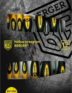 Набор отверток Berger BG1260 (12 предметов) фото