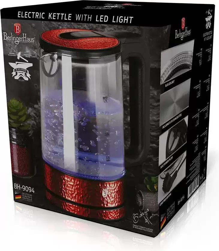 Электрочайник Berlinger Haus BH-9094 Burgundy Collection фото