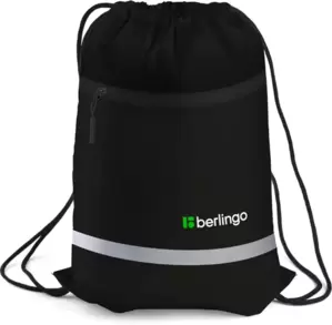 Мешок для обуви Berlingo Basic black MS230104 фото
