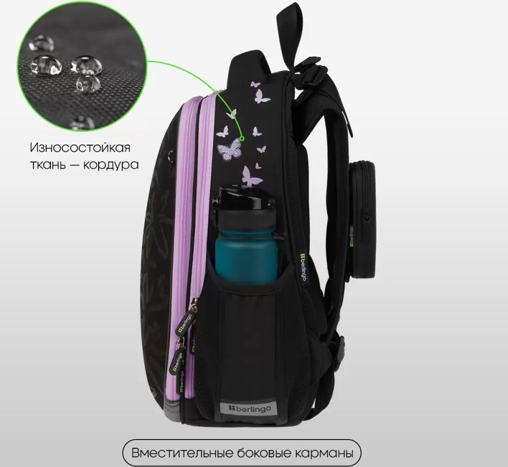 Школьный рюкзак Berlingo Expert. Butterfly Effect RU-EX-1109 фото