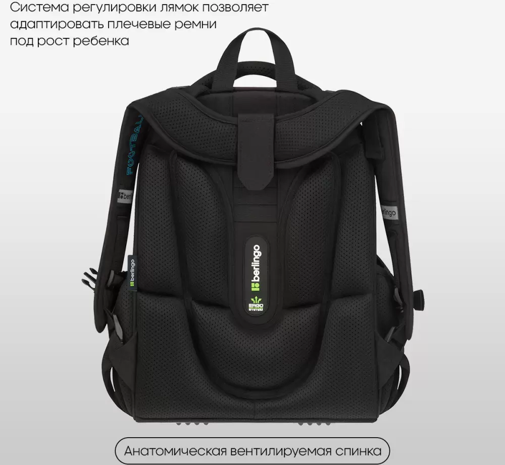 Школьный рюкзак Berlingo Expert. Cyber Football RU-EX-1103 фото