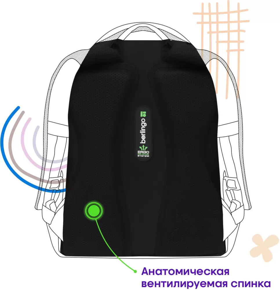 Школьный рюкзак Berlingo Modern. No limits RU-MD-1034 фото