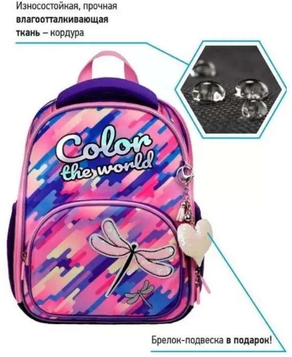 Школьный рюкзак Berlingo Profi Color The World RU07201 фото