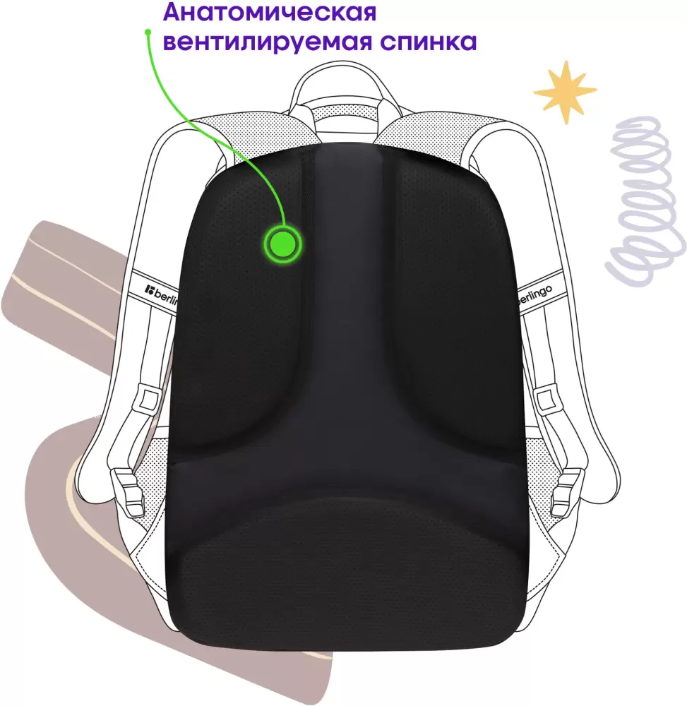 Школьный рюкзак Berlingo U3 RU-U3-1060 фото