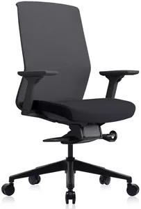 Офисное кресло Bestuhl J1 (рама черная, черный) без подголовника  фото