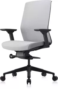 Офисное кресло Bestuhl J1 (рама черная, серый) без подголовника фото