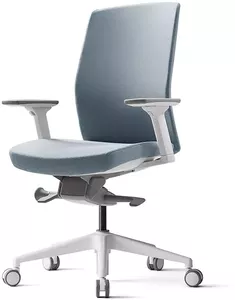 Офисное кресло Bestuhl J2 (рама белая, серый) без подголовника фото