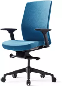 Офисное кресло Bestuhl J2 (рама черная, голубой) без подголовника фото