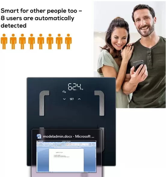 Умные напольные весы Beurer BF880 Wi-Fi фото