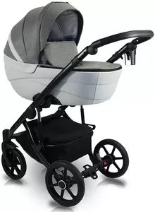 Детская универсальная коляска Bexa Ideal 2 в 1 (ID 10, темно-серый/серая кожа) фото