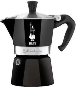 Гейзерная кофеварка Bialetti Moka Express Черный (3 порции) фото