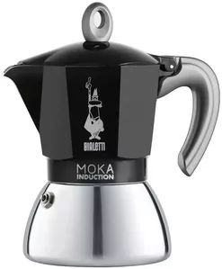 Гейзерная кофеварка Bialetti Moka Induction 2021 (2 порции, черный) фото