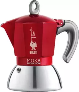 Гейзерная кофеварка Bialetti Moka Induction 2021 (6 порций, красный) фото