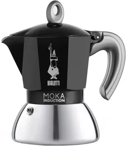 Гейзерная кофеварка Bialetti New moka induction (2 порции, черный) фото