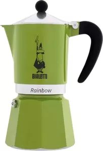 Гейзерная кофеварка Bialetti Rainbow (6 порций, зеленый) фото