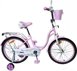 Детский велосипед Bibi Fly 18 18.SC.FLY.PN0 (розовый/белый, 2020) фото