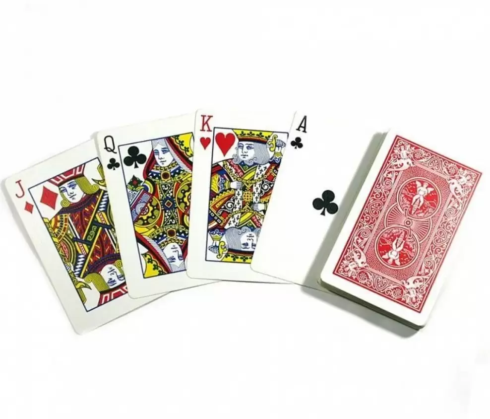 Игральные карты Bicycle Rider Back Bridge Size 1004995-r (красный) фото