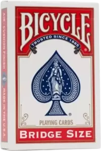 Игральные карты Bicycle Rider Back Bridge Size 1004995-r (красный) фото