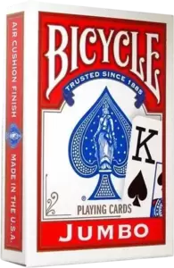 Игральные карты Bicycle Rider Back International Jumbo Index Red 1004380-r фото