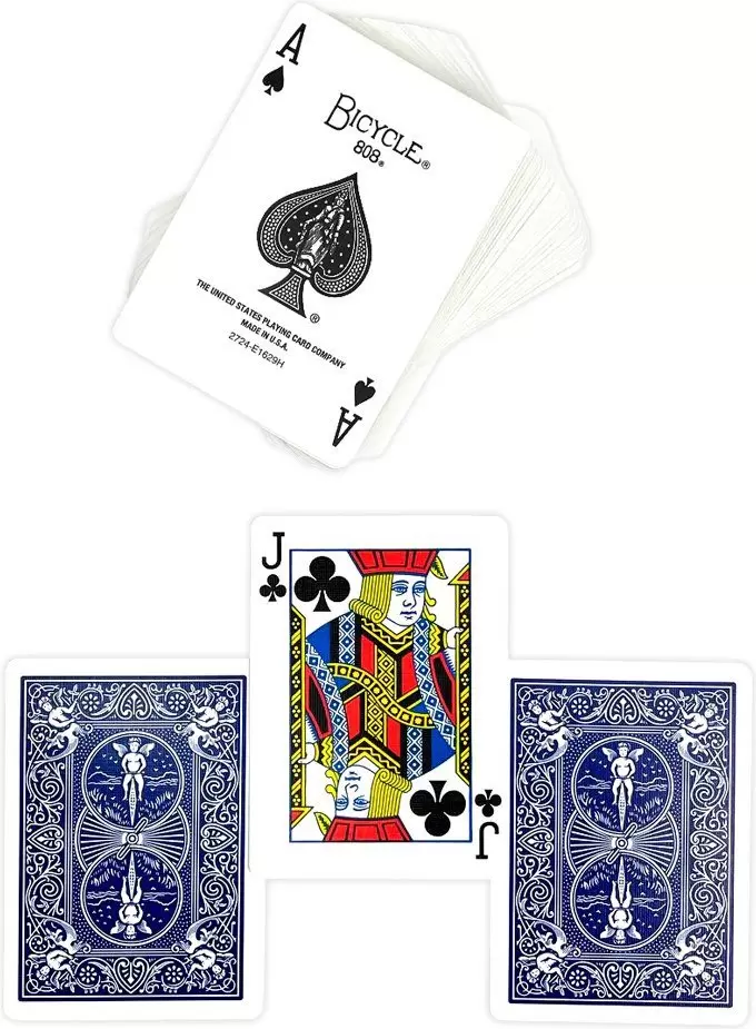 Игральные карты Bicycle Rider Back International Standard Index Blue 1033762-b фото