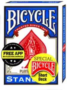 Игральные карты Bicycle Standard Short Blue 1016762 фото