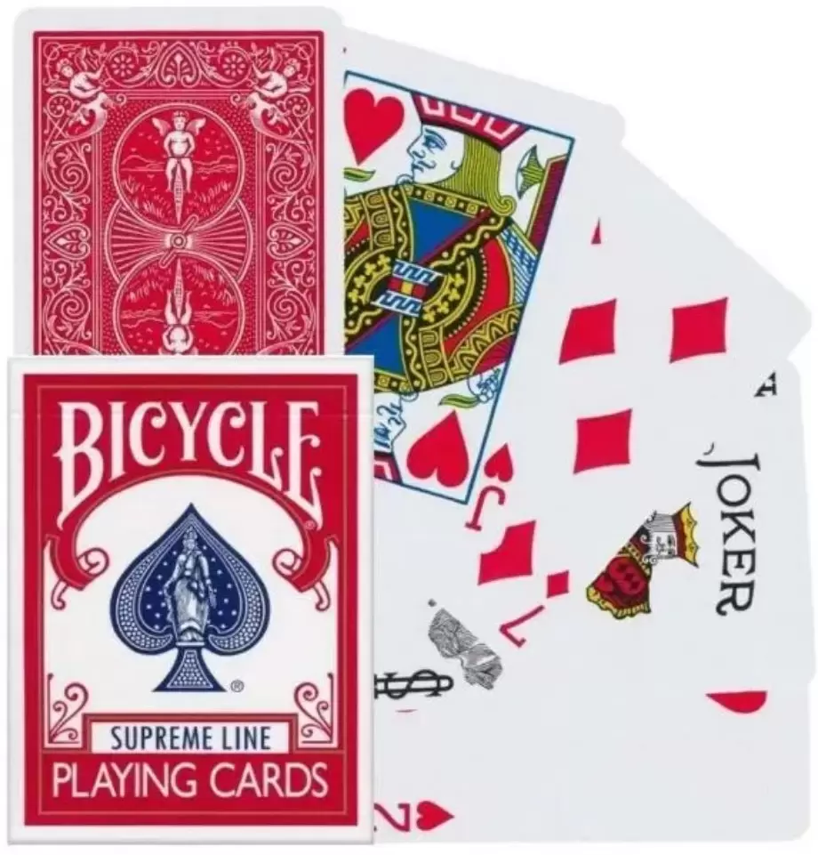 Игральные карты Bicycle Supreme Line Standard Index Red 1043334-r фото