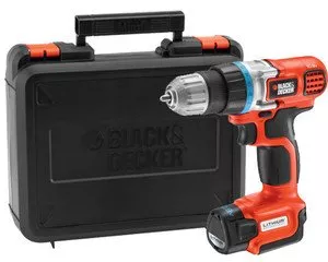 Аккумуляторная дрель-шуруповерт Black&#38;Decker EGBL108K фото