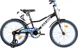 Детский велосипед Black Aqua Rainer 20 KG2024 (черный/синий) фото