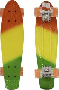 Скейт Black Aqua SK-2206D (оранжевый/желтый/зеленый) фото