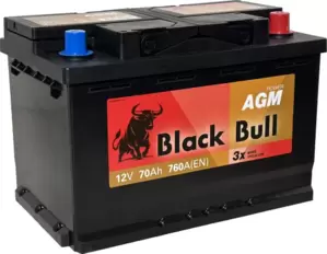 Аккумулятор Black Bull AGM 70 R (70Ah) фото
