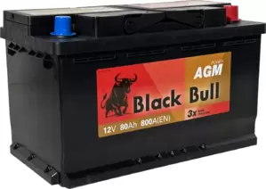 Аккумулятор Black Bull AGM 80 R (80Ah) фото