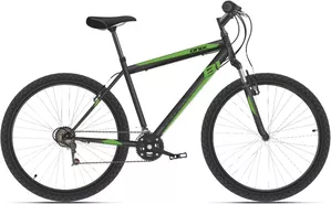 Велосипед Black One Onix 26 Alloy (18, черный/зеленый/серый) фото